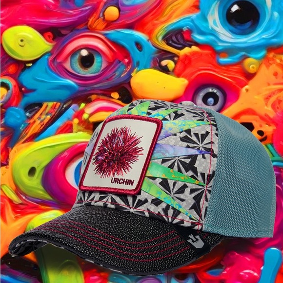 ⭐️NIB Limited Edition Goorin Brothers Urchin Trucker Hat - Picture 1 of 3